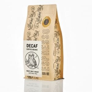 Kava be kofeino "Decaf" Kavos pupelės