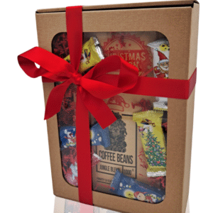 finalsuseseliu Kalėdinė dovana. Dėžutė su kavos pupelėmis